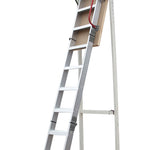 Deluxe Aluminium Attic Loft Ladder - 2700mm to 3050mm
