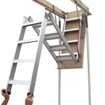 Deluxe Aluminium Attic Loft Ladder - 2700mm to 3050mm