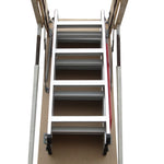 Deluxe Aluminium Attic Loft Ladder - 2700mm to 3050mm