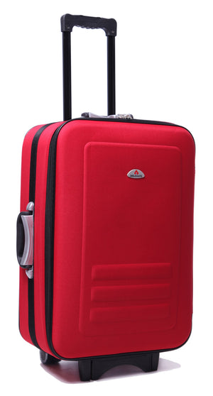 5pc Suitcase Trolley Travel Bag Luggage Set RED