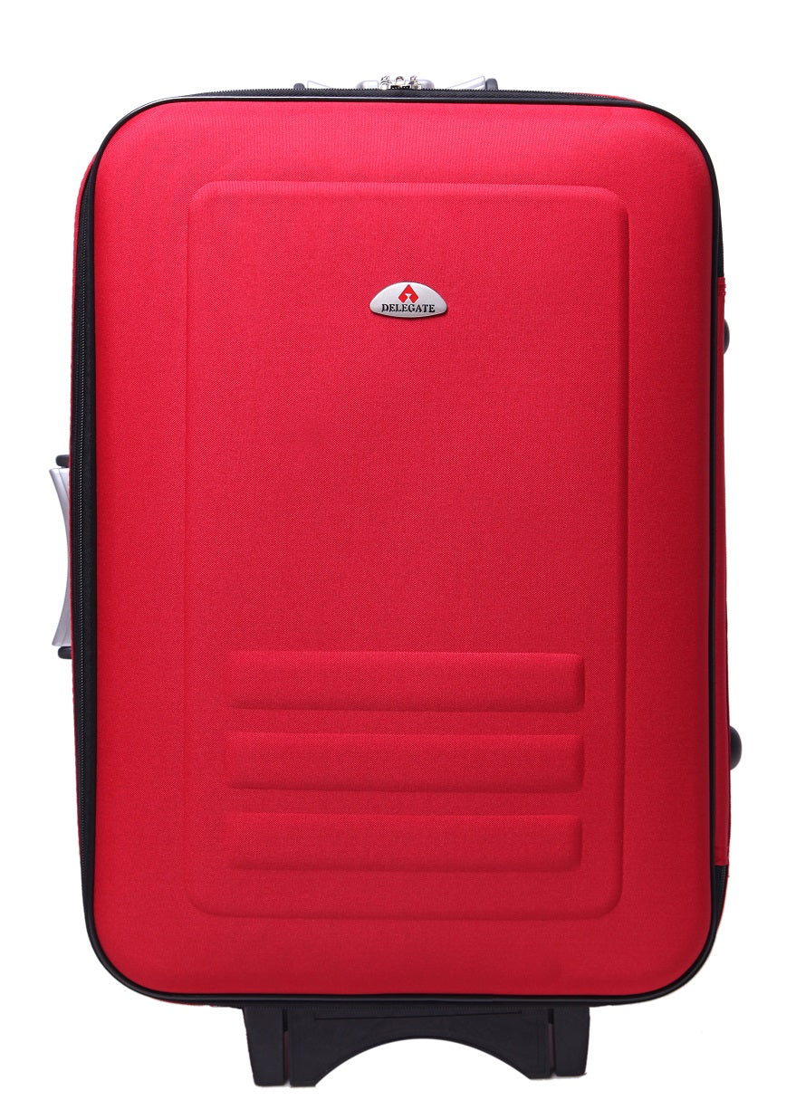 5pc Suitcase Trolley Travel Bag Luggage Set RED