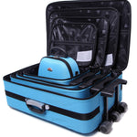 5pc Suitcase Trolley Travel Bag Luggage Set BLUE