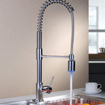 LED Kitchen Mixer Basin Tap Faucet Sink w/Extend