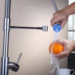 LED Kitchen Mixer Basin Tap Faucet Sink w/Extend