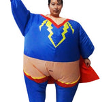 Super Hero Fancy Dress Inflatable Suit -Fan Operated Costume