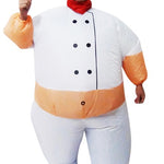 CHEF Fancy Dress Inflatable Suit -Fan Operated Costume