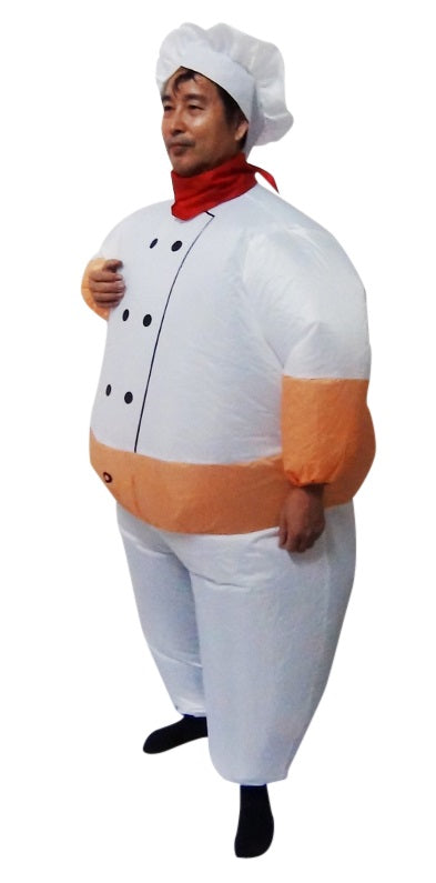 CHEF Fancy Dress Inflatable Suit -Fan Operated Costume