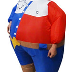SHERIFF Fancy Dress Inflatable Suit -Fan Operated Costume
