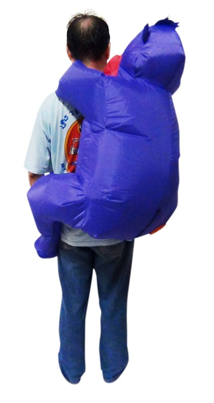 GORILLA Fancy Dress Inflatable Suit -Fan Operated Costume