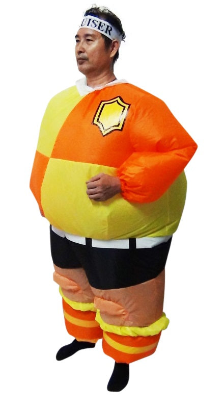 FOOTBALL Fancy Dress Inflatable Suit -Fan Operated Costume