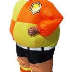 FOOTBALL Fancy Dress Inflatable Suit -Fan Operated Costume