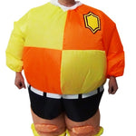 FOOTBALL Fancy Dress Inflatable Suit -Fan Operated Costume
