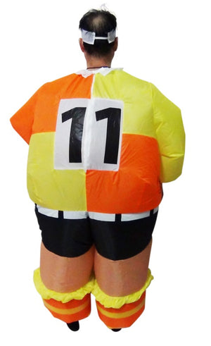 FOOTBALL Fancy Dress Inflatable Suit -Fan Operated Costume