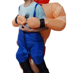 WRESTLER Fancy Dress Inflatable Suit -Fan Operated Costume