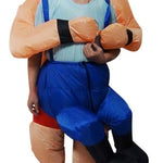WRESTLER Fancy Dress Inflatable Suit -Fan Operated Costume