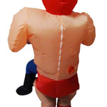 WRESTLER Fancy Dress Inflatable Suit -Fan Operated Costume
