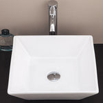 Bathroom Ceramic Rectangular Above Countertop Basin for Vanity