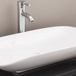 Bathroom Ceramic Rectangular Above Countertop Basin for Vanity