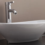 Above Counter Bathroom Vanity Oval Ceramic Basin