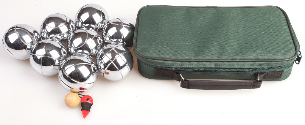 Deluxe Boules Bocce 8 Alloy Ball Set