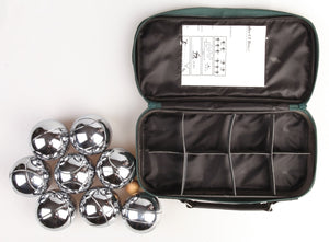 Deluxe Boules Bocce 8 Alloy Ball Set