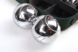 Deluxe Boules Bocce 8 Alloy Ball Set