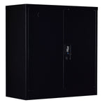 Two-Door Shelf Office Gym Filing Storage Locker Cabinet Safe