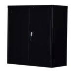 Two-Door Shelf Office Gym Filing Storage Locker Cabinet Safe