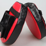 2 x Thai Boxing Punch Focus Gloves Kit Training Red & Black