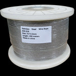 200M G316 STAINLESS STEEL WIRE ROPE 3.2MM BALUSTRADE