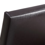 Single PU Leather Bed Frame Brown