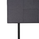 Linen Fabric Single Bed Headboard Bedhead - Grey
