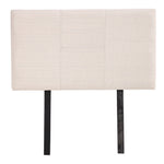 Linen Fabric Single Bed Headboard Bedhead - Beige