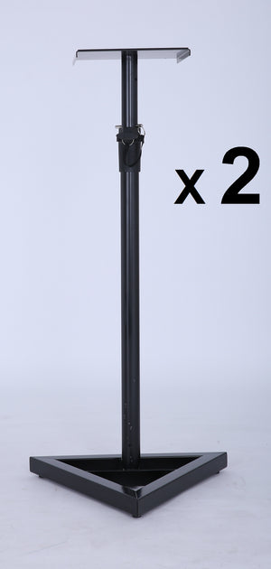 2X PA Studio Monitor Speaker Floor Stand