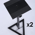 2X PA Studio Monitor Speaker Floor Stand