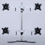 Quad/4/Four XL LCD Monitor Desktop Freestanding Mount Stand
