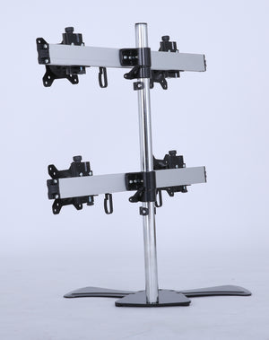 Quad/4/Four XL LCD Monitor Desktop Freestanding Mount Stand