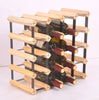 20 Bottle Timber Wine Rack - Complete Wooden Wine Storage System