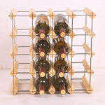 20 Bottle Timber Wine Rack - Complete Wooden Wine Storage System