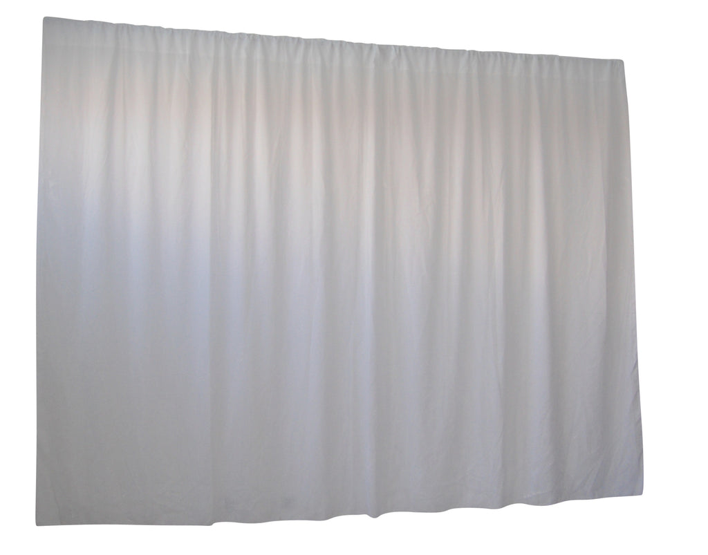 2.8M X 6M White Wedding Drape Backdrop Curtain