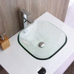 12mm Tempered Glass Above Countertop Basin for Vanity