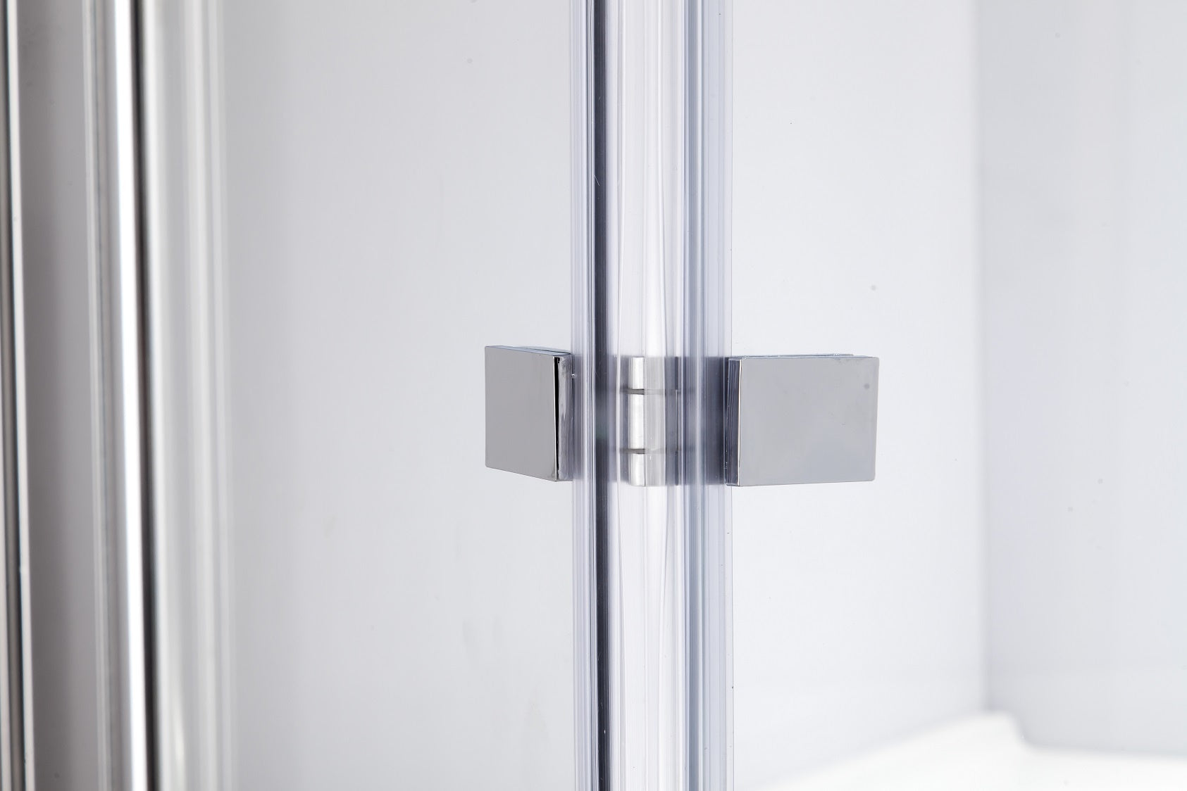 3 Fold Chrome Folding Bath Shower Screen Door Panel 1300mm x 1400mm