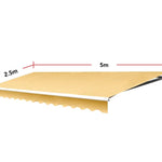 Motorised Folding Arm Awning - 5.0x2.5m