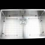 810x505mm Handmade 1.5mm Stainless Steel Undermount / Topmount Kitchen Sink with Square Waste