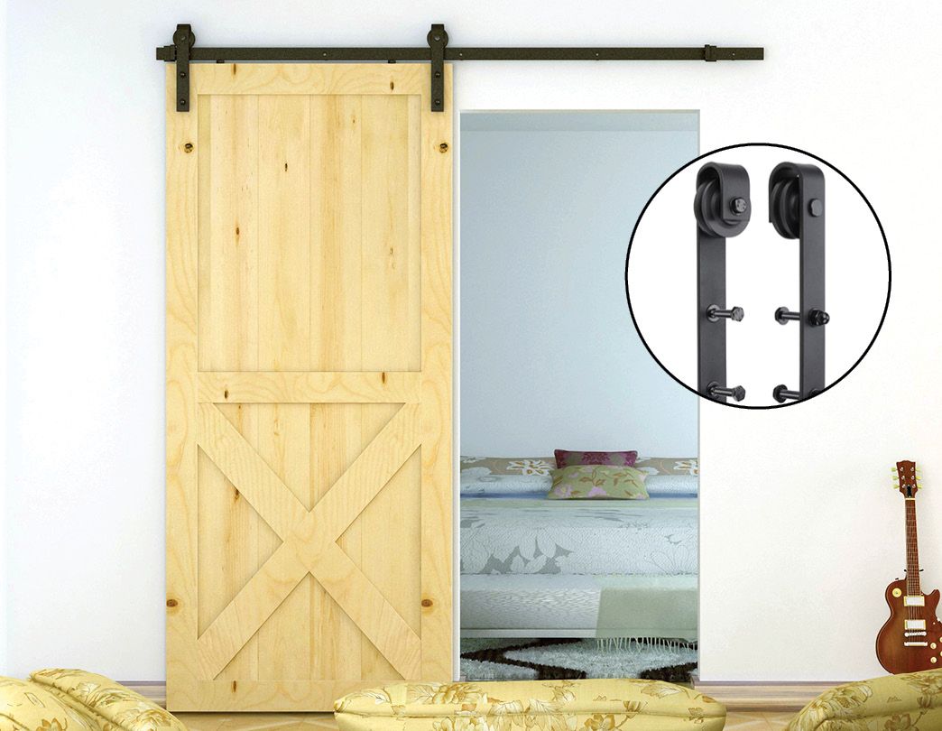 1.8m Sliding Barn Door Hardware