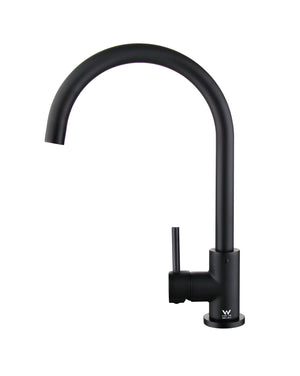 Basin Mixer Tap Faucet Kitchen Laundry Sink - BLACK