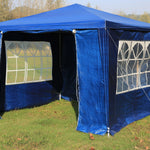 3x3m Gazebo Outdoor Marquee Tent Canopy Blue