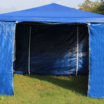 3x3m Gazebo Outdoor Marquee Tent Canopy Blue