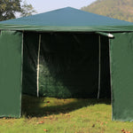 3x3m Gazebo Outdoor Marquee Tent Canopy Green