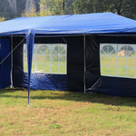 3x6m Gazebo Outdoor Marquee Tent Canopy Blue